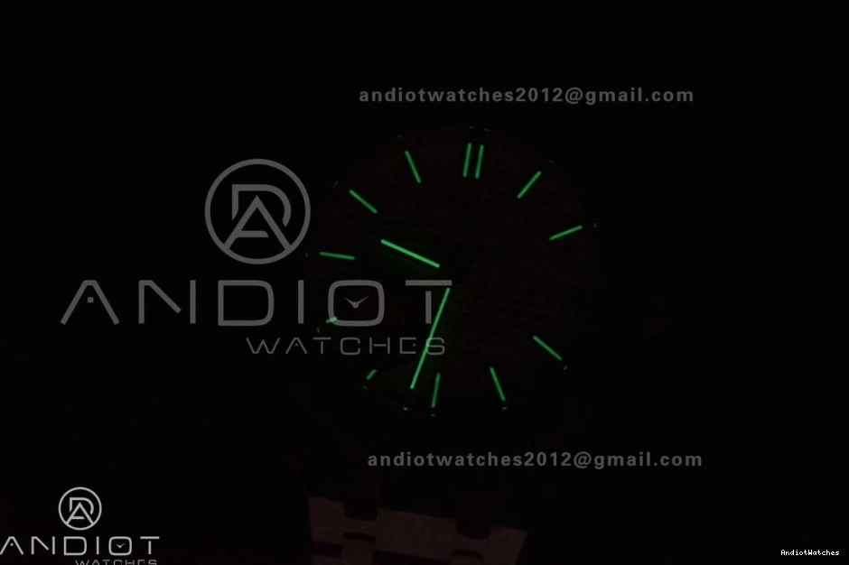 DailyWear Clone APSF Bracelet Oak SS 443 15500 Dial Edition on Super Black Royal Textured 1:1 A4302 SS 41mm Best 0122